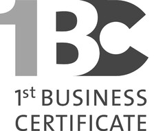 1BC 1ST BUSINESS CERTIFICATE