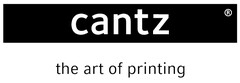 cantz the art of printing