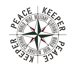 PEACE KEEPER WORLD WIDE MILITARY CLOTHING