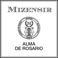 MIZENSIR ALMA DE ROSARIO CREATEUR DE PARFUM MIZENSIR MANUFACTURA GENEVE