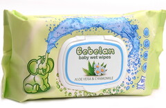 bebelan baby wet wipes aloe vera & camomile