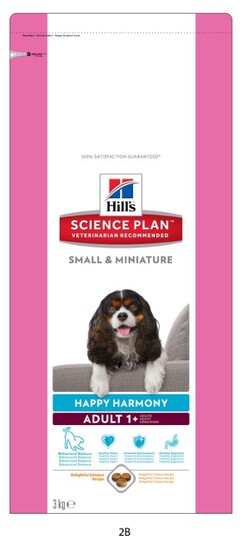 Hill’s SCIENCE PLAN VETERINARIAN RECOMMENDED SMALL & MNIATURE HAPPY HARMONY ADULT 1+