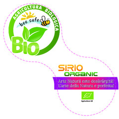 SIRIO ORGANIC Arta Naturii este desăvârșită! L'arte della Natura e perfetta! bee safe  BIO AGRICULTURA BIOLOGICA