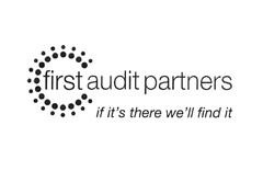 first audit partners if it's there we'll find it