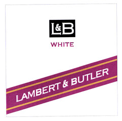 L&B WHITE LAMBERT & BUTLER