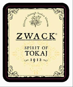filtered through linden blossom ZWACK SPIRIT OF TOKAJ 1912