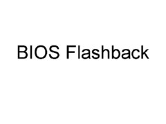 BIOS Flashback