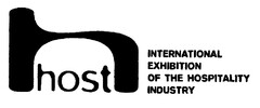 host INTERNATIONAL EXHIBITION OF THE HOSPITALITY INDUSTRY