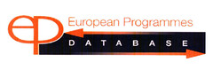 European Programmes DATABASE