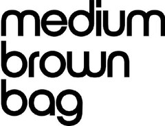 medium brown bag