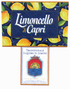 Limoncello di Capri TRADIZIONALE LIQUORE DI LIMONI