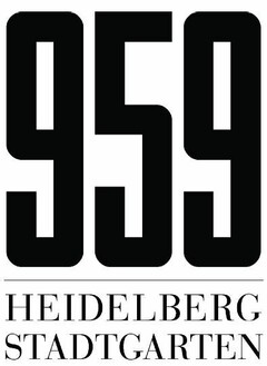 959 HEIDELBERG STADTGARTEN