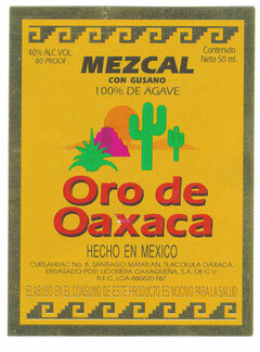 Oro de Oaxaca
