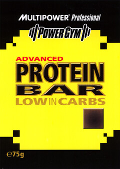 MULTIPOWER PROFESSIONAL POWERGYM ADVANCED PROTEIN BAR LOWINCARBS