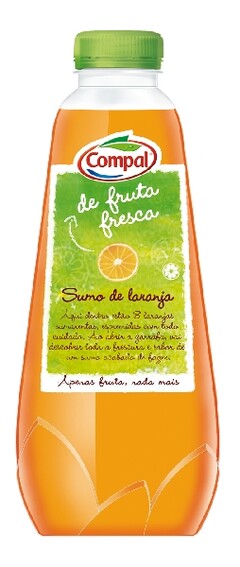 Compal de fruta fresca Sumo de laranja