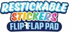 Restickable Stickers Flip Flap Pad