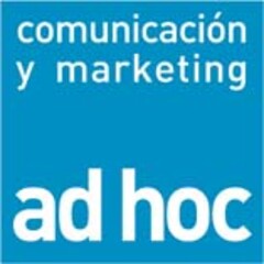 comunicación y marketing ad hoc