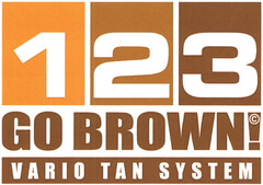 123 GO BROWN! VARIO TAN SYSTEM