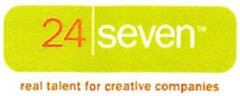 24 seven real talent for creative companies
