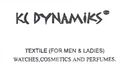KC DYNAMIKS TEXTILE (FOR MEN & LADIES) WATCHES, COSMETICS AND PERFUMES