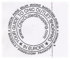 YOUR GUIDE TO CHIC OUTLET SHOPPING IN EUROPE www.ChicOutlerShopping.com