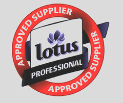 lotus PROFESSIONAL APPROVED SUPPLIER APPROVED SUPPLIER