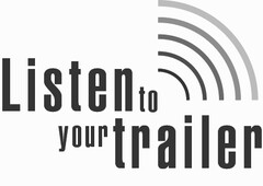 Listen to your trailer