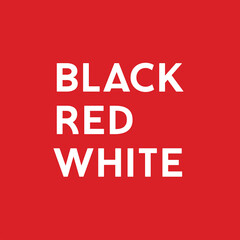 BLACK RED WHITE
