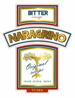 BITTER orange NARAGRINO Original recipe FRESH BITTER SWEET TUMA