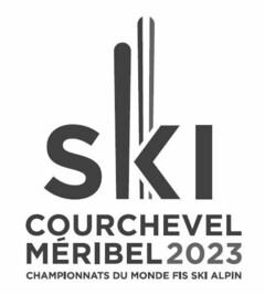 SKI COURCHEVEL MERIBEL 2023 CHAMPIONNATS DU MONDE FIS SKI ALPIN