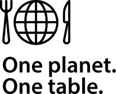 One planet . One table .