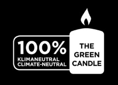 THE GREEN CANDLE 100% KLIMANEUTRAL CLIMATE-NEUTRAL