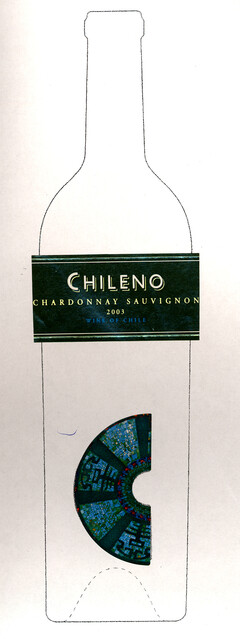 CHILENO CHARDONNAY SAUVIGNON 2003 WINE OF CHILE