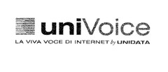 uniVoice LA VIVA VOCE DI INTERNET by UNIDATA