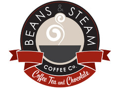 BEANS & STEAM COFFEE CO. COFFEE TEA AND CHOCOLATE