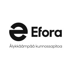 Efora Älykkäämpää kunnossapitoa