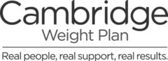 Cambridge Weight Plan, Real People, real support, real results.
