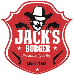 JACK'S BURGER Premium Quality SINCE. 2013