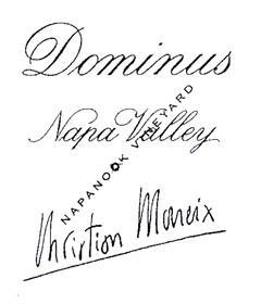 Dominus Napa Valley NAPANOOK VINEYARD Vhrirtion Moneix