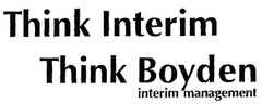 Think Interim Think Boyden interim management