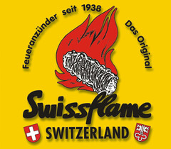 Swissflame SWITZERLAND Feueranzünder seit 1938 Das Original