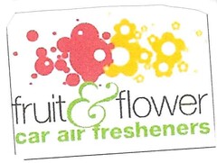 fruit & flower car air fresheners