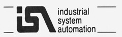 ISA Industrial System Automation