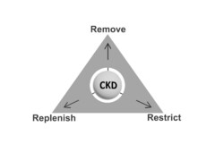 CKD, remove, replenish, restrict