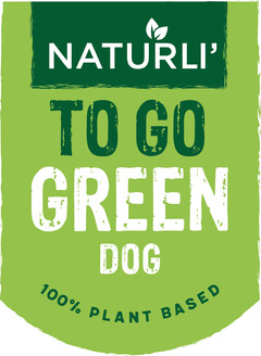 NATURLI’ TO GO GREEN DOG 100% PLANT BASED