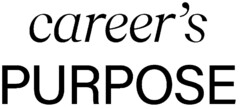 career´s purpose