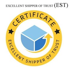 EXCELLENT SHIPPER OF TRUST CERTIFICATE