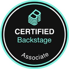 B CERTIFIED Backstage Associate