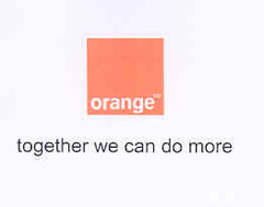 orange together we can do more