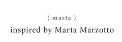 (MARTA) INSPIRED BY MARTA MARZOTTO